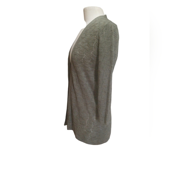 Croft & Barrow Women's Olive Cardigan - Picture 5 of 8
